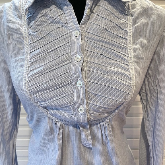 Not The Same Prairie Style Tunic Blouse Size Medium Imported from The U.K. - Picture 2 of 5